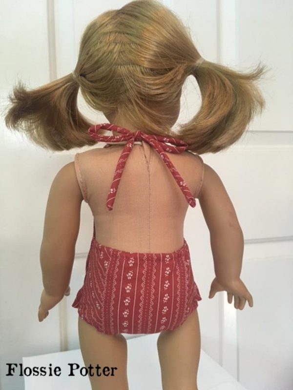 1950s Swimsuit and Retro Swim Cap Bundle 18  Doll Clothes Pattern Cheap - Image 3