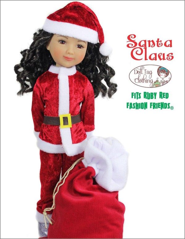 Santa Claus 14-15  Doll Clothes Pattern Hot on Sale - Image 2