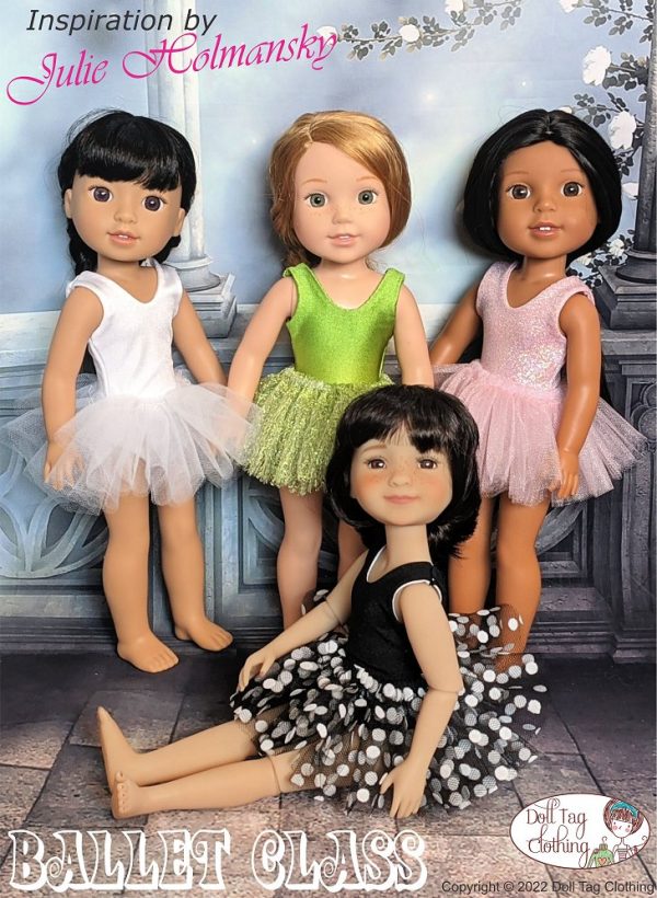Ballet Class Pattern for 14.5 to 15 Inch Dolls Cheap - Image 3