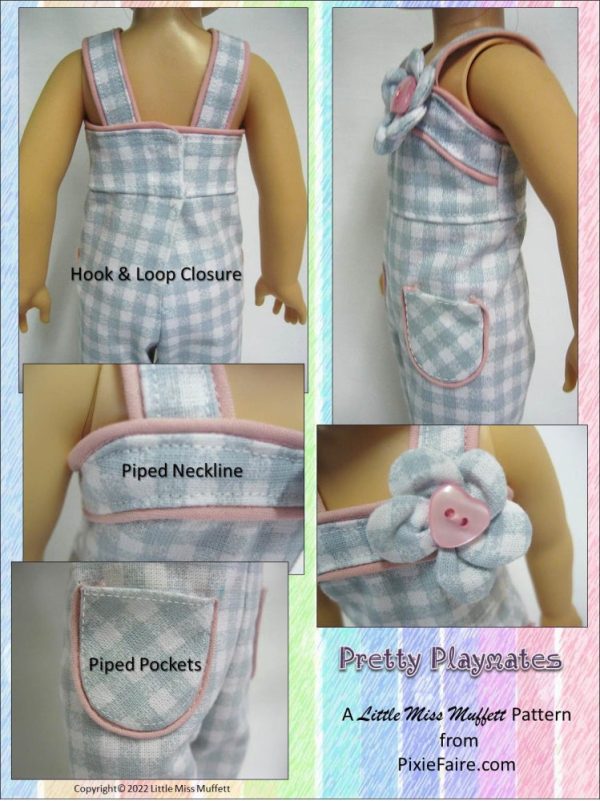 Pretty Playmates 14.5  Doll Clothes Pattern Online Sale - Image 4