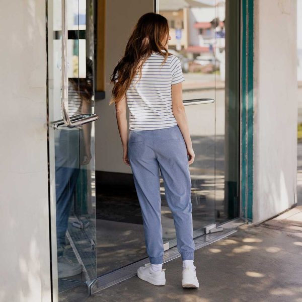 Destination Joggers, Light Chambray Hot on Sale - Image 3