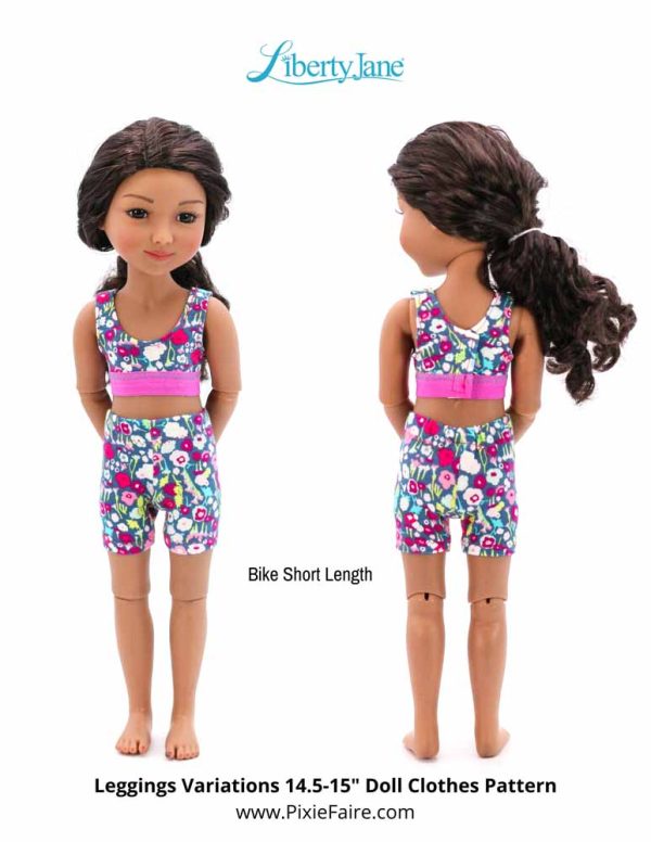 Leggings Variations 14.5-15 Inch Doll Clothes Pattern Online - Image 4
