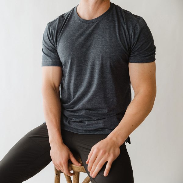Men s Classic Tee, Heather Navy Supply - Image 4