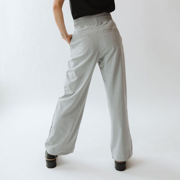 Audrey Trouser, Heather Light Grey Supply - Image 3