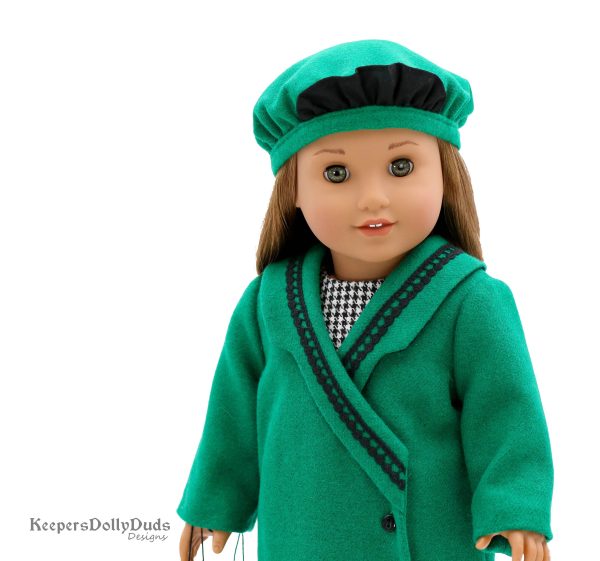 1927 Coat and Tam 18  Doll Clothes Pattern For Discount - Image 2