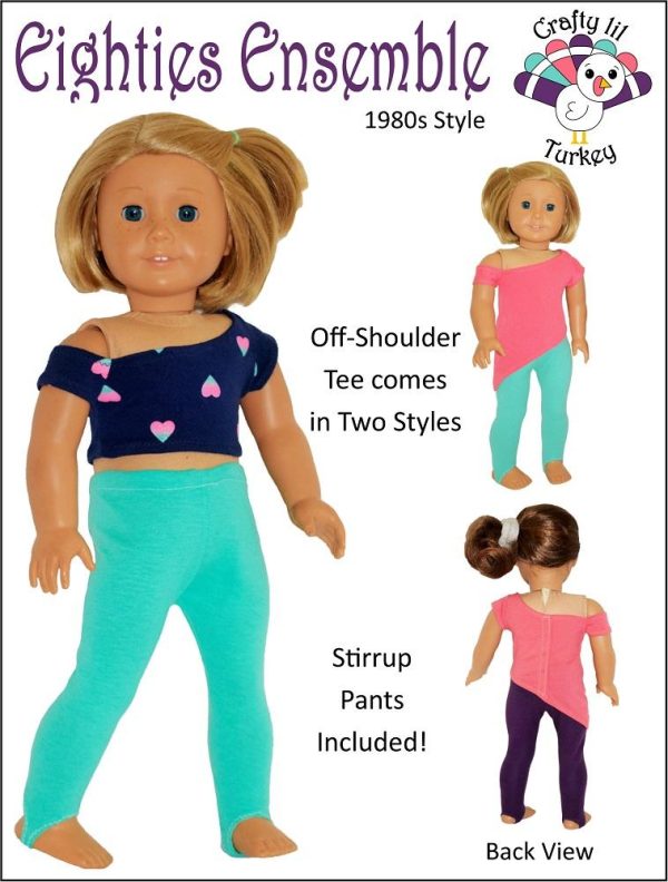 Eighties Ensemble 18  Doll Clothes Pattern Online - Image 2