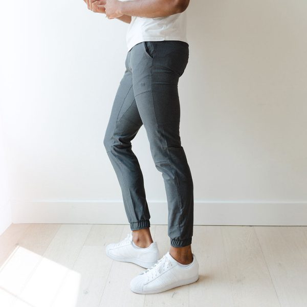 Men s Charcoal Joggers Online now - Image 5