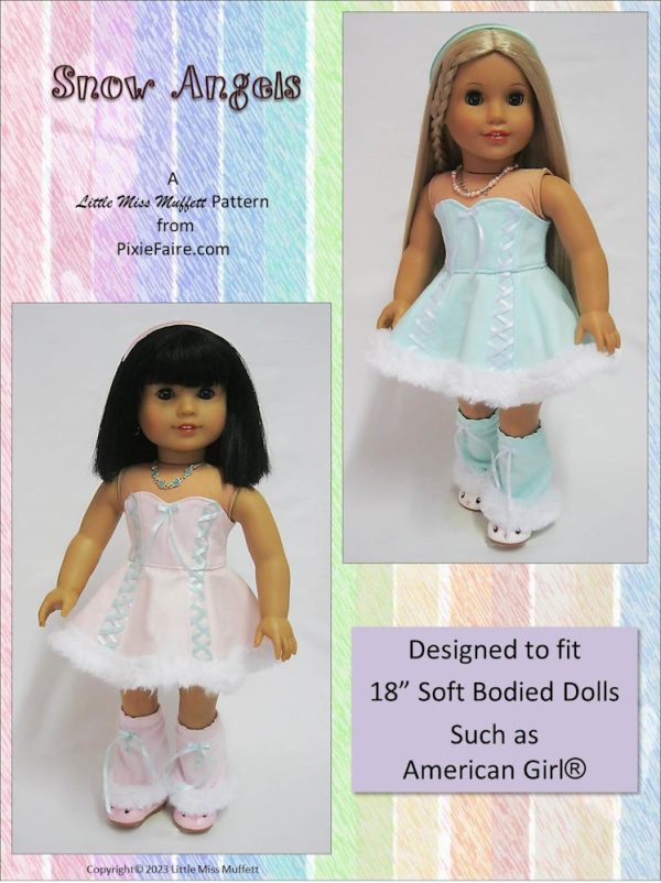 Snow Angels 18  Doll Clothes Pattern Online Sale - Image 3