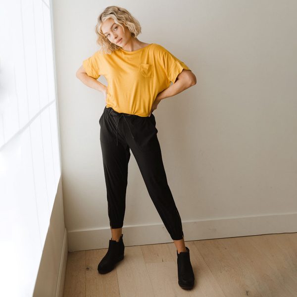 Relaxed Tee, Mustard Online Sale - Image 5