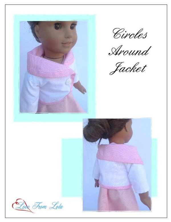 Circles Around Jacket 18  Doll Clothes Pattern Hot on Sale - Image 2