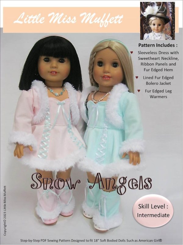 Snow Angels 18  Doll Clothes Pattern Online Sale