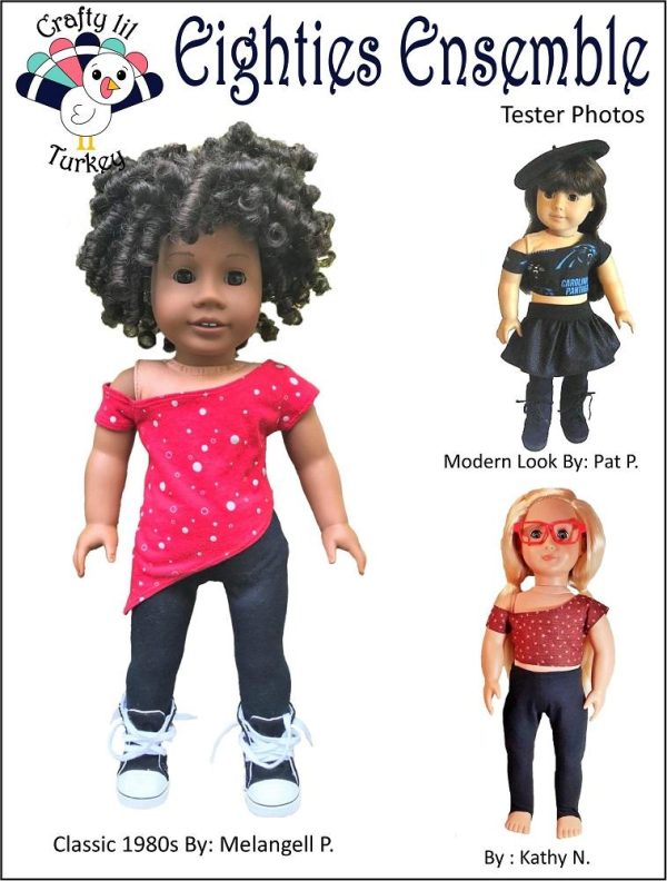 Eighties Ensemble 18  Doll Clothes Pattern Online - Image 4