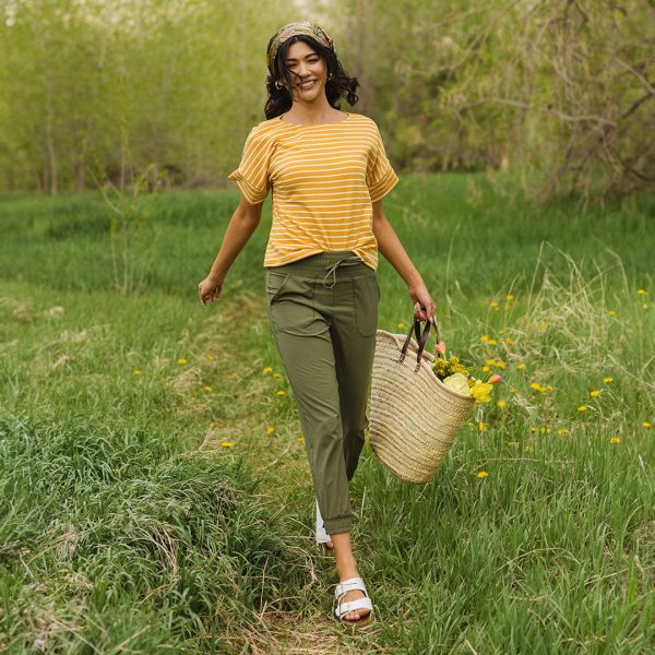 Boss Tee, Mustard Ivory For Cheap - Image 5
