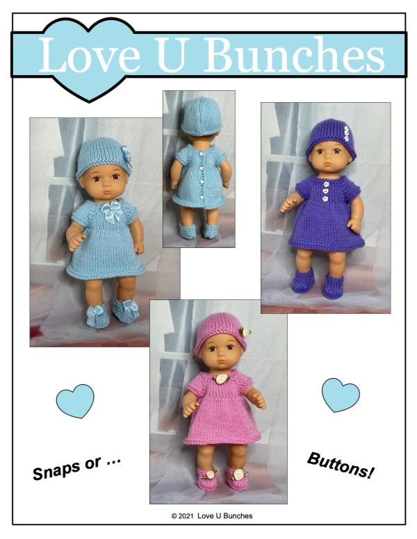 Victoria Goes to Grandma s House 8  Baby Doll Knitting Pattern on Sale - Image 2