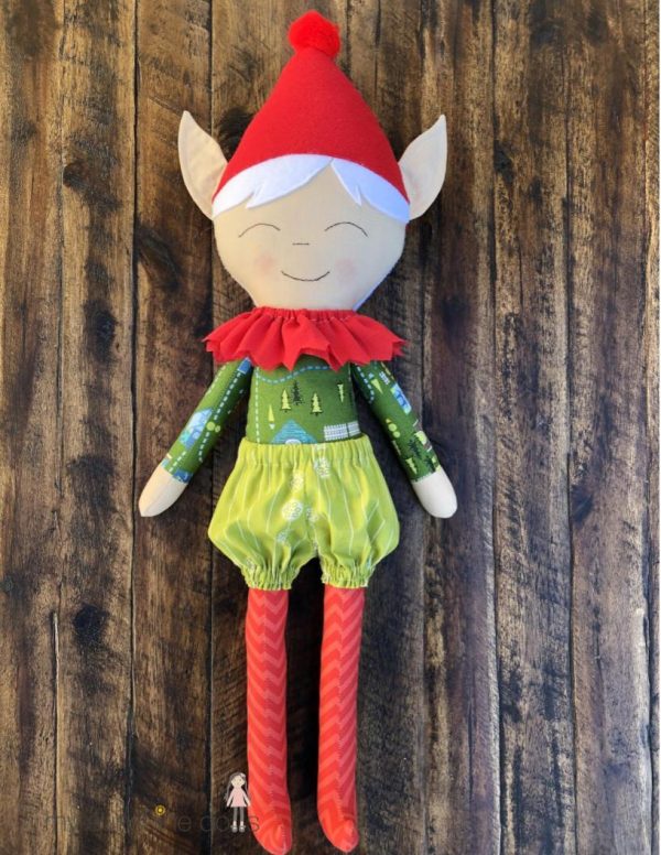 Elly and Eli Elf Doll 23  Cloth Doll Pattern For Discount - Image 3