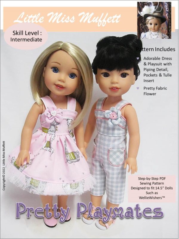 Pretty Playmates 14.5  Doll Clothes Pattern Online Sale