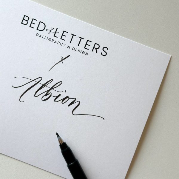 Craft & Cuisine Night with Bed of Letters Calligraphy and Design Sale