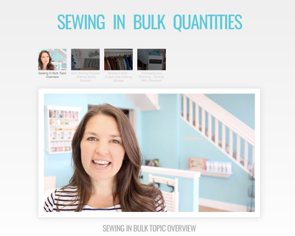 Sewing In Bulk Quantities - Master Class Video Course For Discount - Image 2