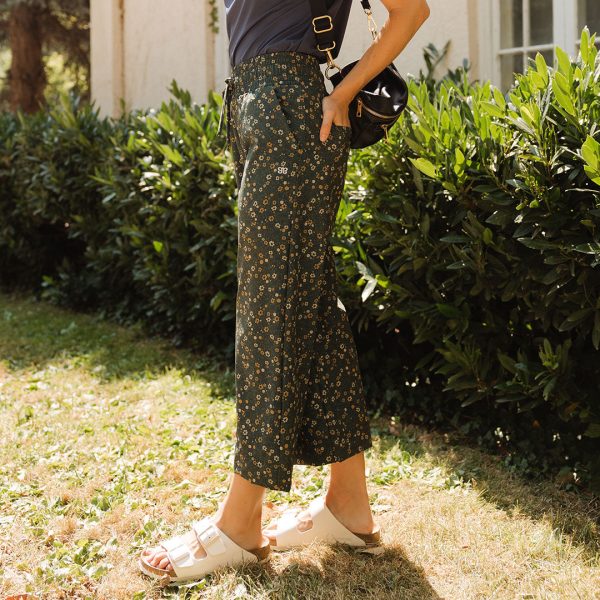 Audrey Wide Leg Pants, Flora Hot on Sale - Image 4