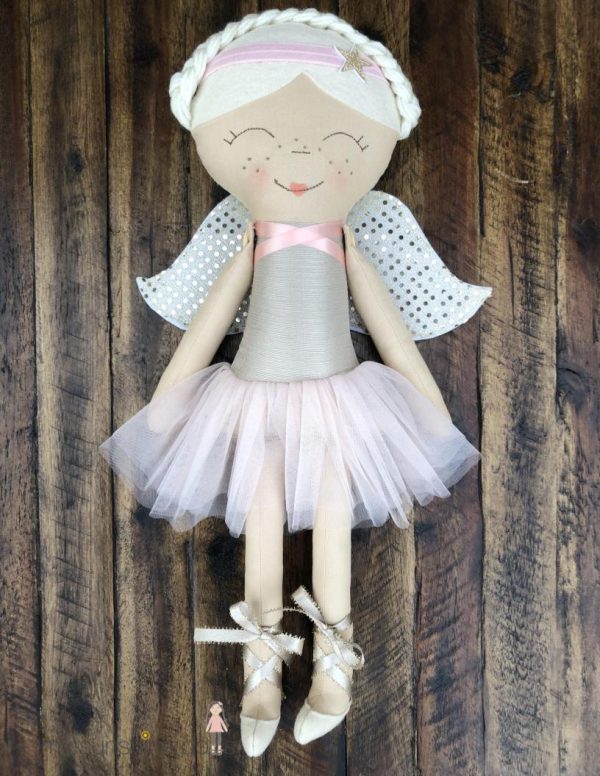 Aria Angel Doll 23  Cloth Doll Pattern For Sale - Image 4