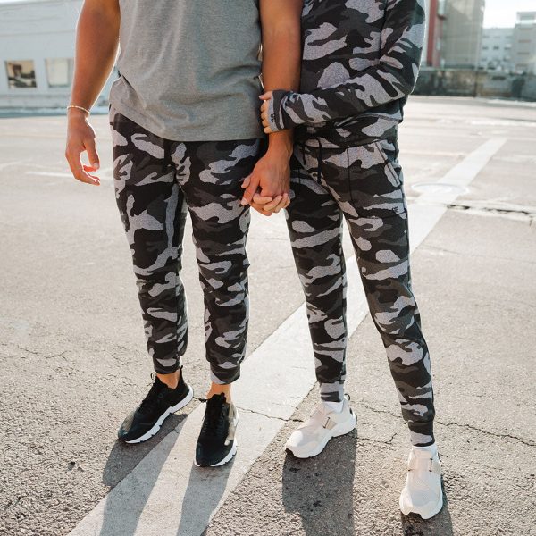 Men s At Ease Joggers, Grey Camo Online - Image 3
