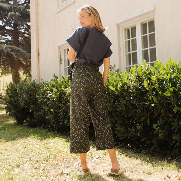 Audrey Wide Leg Pants, Flora Hot on Sale - Image 5