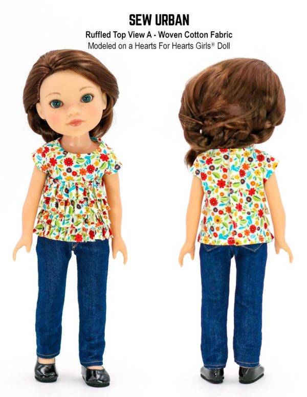 Ruffled Top 14.5  Doll Clothes Pattern Supply - Image 3