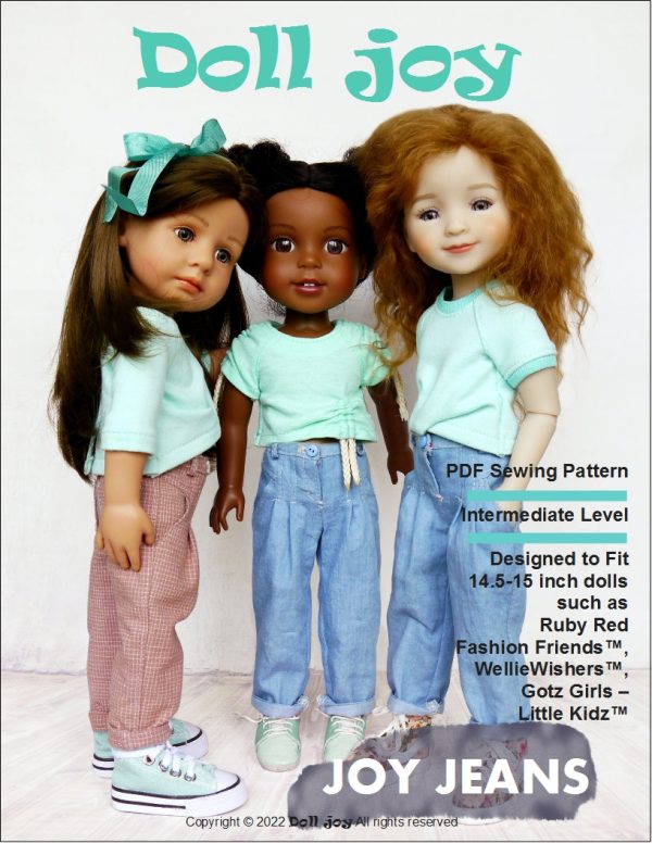 Joy Jeans 14.5-15 inch Doll Clothes Pattern Online Sale
