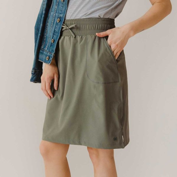 The Away Skirt, Olive Online - Image 3