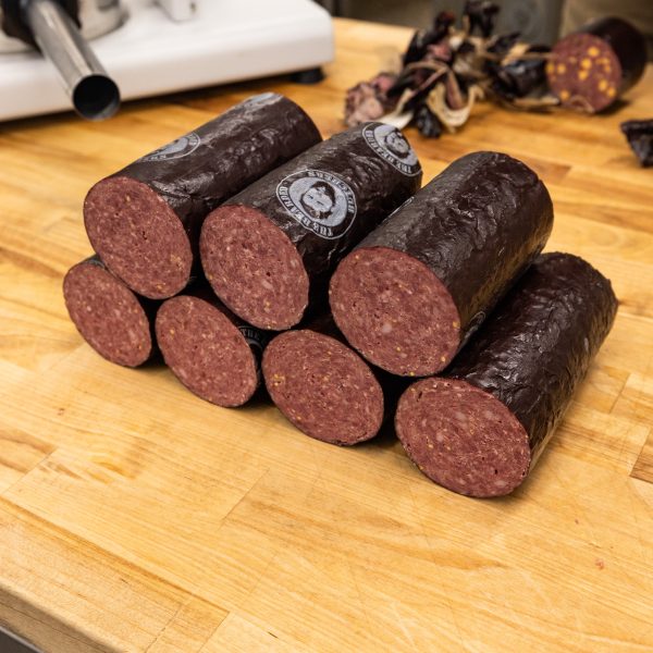 10 Pack of 2.5  x 20  CASING ONLY Mahogany Summer Sausage Supply - Image 3