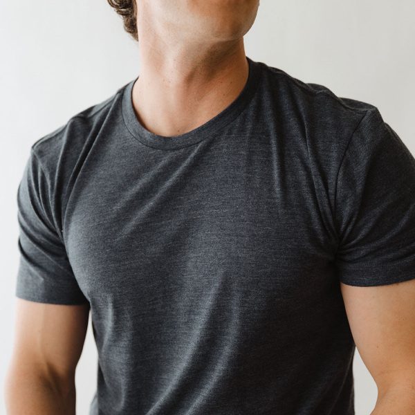 Men s Classic Tee, Heather Navy Supply - Image 5
