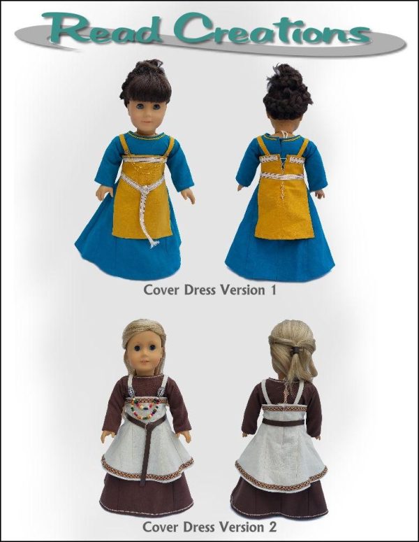 Viking Dress 18  Doll Clothes Pattern For Cheap - Image 2
