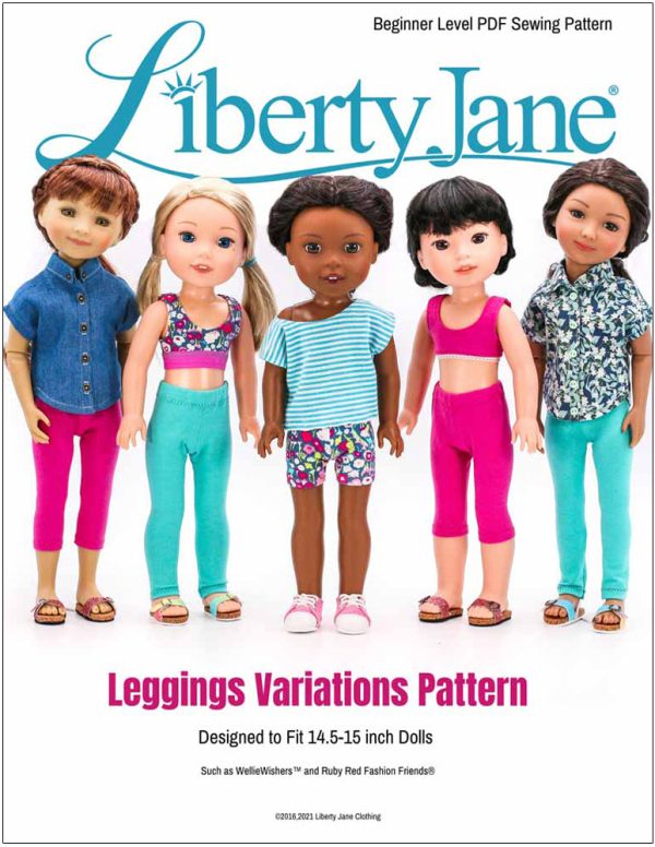 Leggings Variations 14.5-15 Inch Doll Clothes Pattern Online