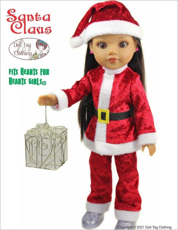 Santa Claus 14-15  Doll Clothes Pattern Hot on Sale - Image 3