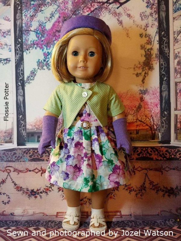 Ladies  Club Jacket 18  Doll Clothes Pattern For Sale - Image 5
