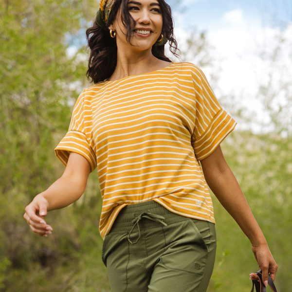 Boss Tee, Mustard Ivory For Cheap - Image 4