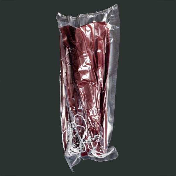 10 Pack of 2.5  x 20  CASING ONLY Mahogany Summer Sausage Supply - Image 2