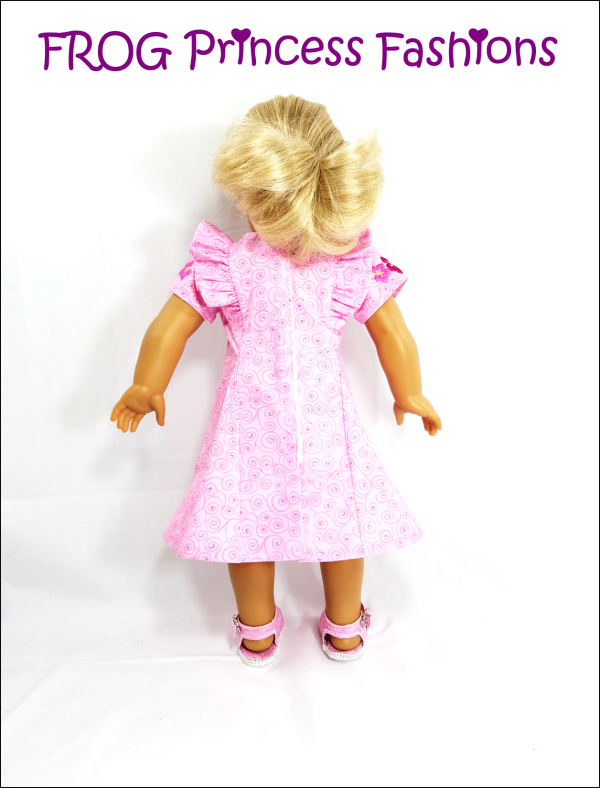 Waikiki Waves Dress 18  Doll Clothes Pattern Cheap - Image 2