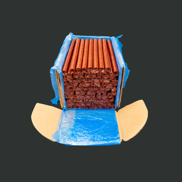 Caddy of 17mm Mahogany Collagen Casings Sale