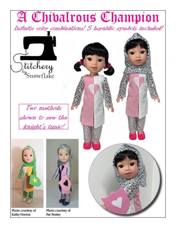 A Chivalrous Champion 14.5  Doll Clothes Pattern Online - Image 3