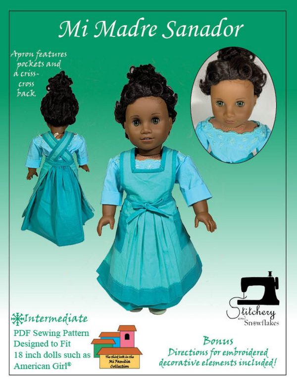 Mi Madre Sanador 18  Doll Clothes Pattern For Cheap