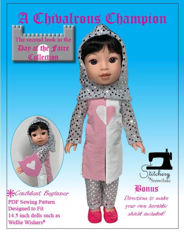 A Chivalrous Champion 14.5  Doll Clothes Pattern Online