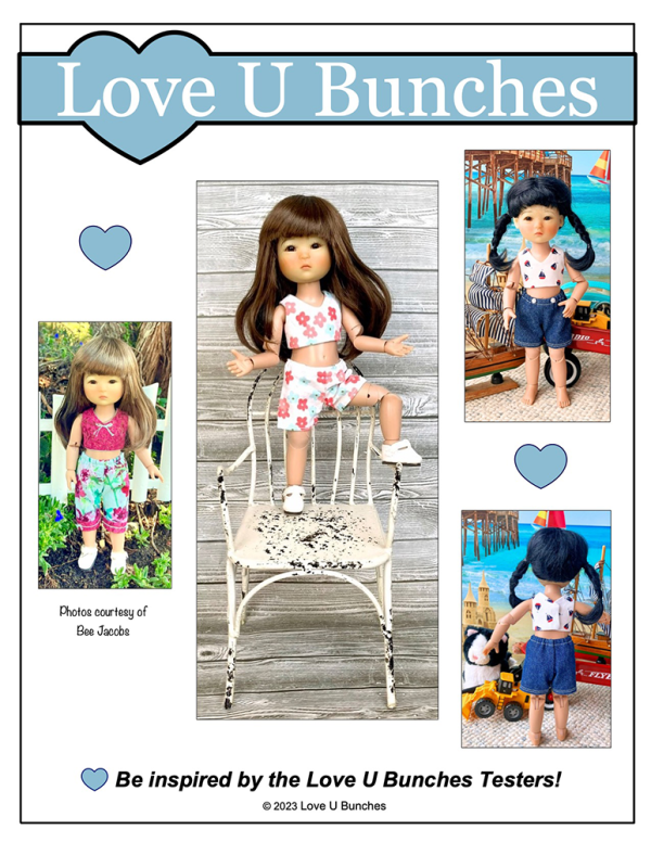 Casual Day Sewing Pattern for 8 Inch BJD Dolls such as Ten Ping and Mini Sara Fashion - Image 4