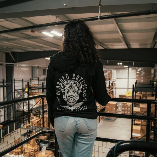 Bearded Butchers Bison Head Zip Hoodie on Sale - Image 5