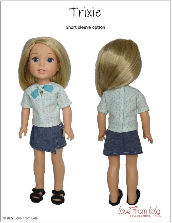 Trixie 14.5-15  Doll Clothes Pattern For Discount - Image 2