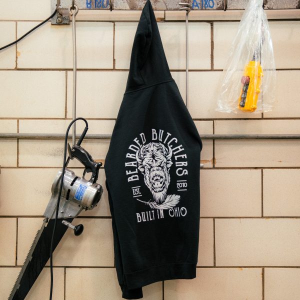 Bearded Butchers Bison Head Zip Hoodie on Sale - Image 4