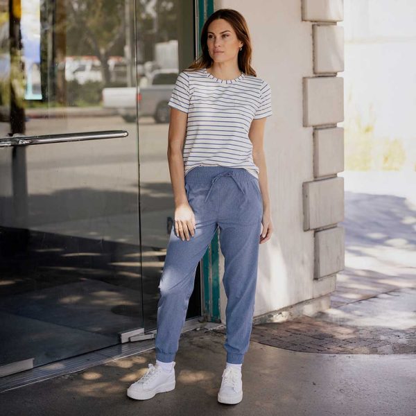 Destination Joggers, Light Chambray Hot on Sale - Image 2