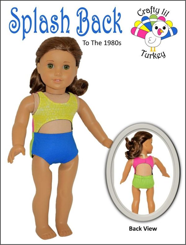 Splash Back To The 1980s 18  Doll Clothes Pattern Online Sale - Image 2