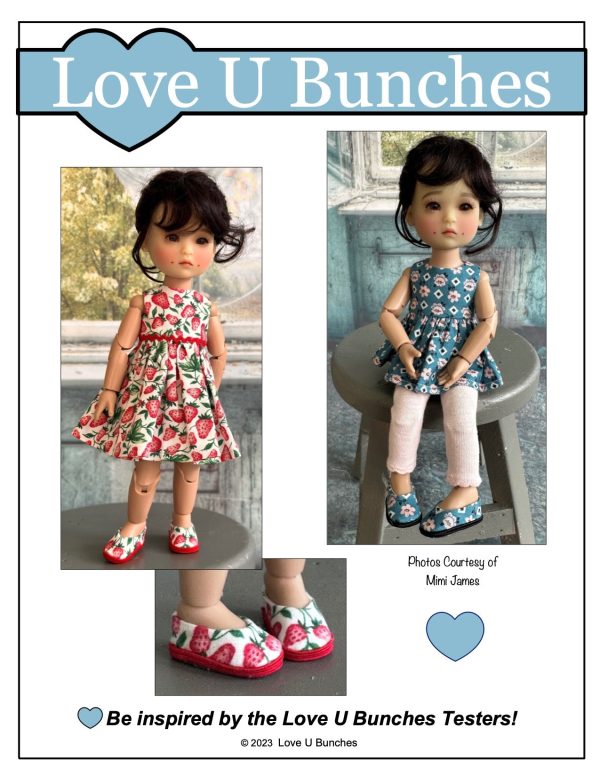 Plain Jane Shoes for 8 inch BJD Dolls such as Ten Ping and Mini Sara Online Hot Sale - Image 2