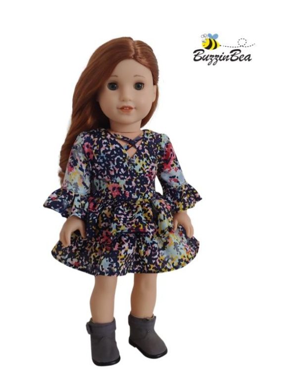 Primrose Dress 18  Doll Clothes Pattern Online Sale - Image 2